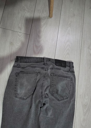 Gri Regular Fit Erkek Denim Pantolon - Görsel 3
