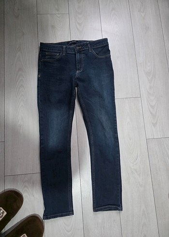 Erkek Lacivert jean - Görsel 2