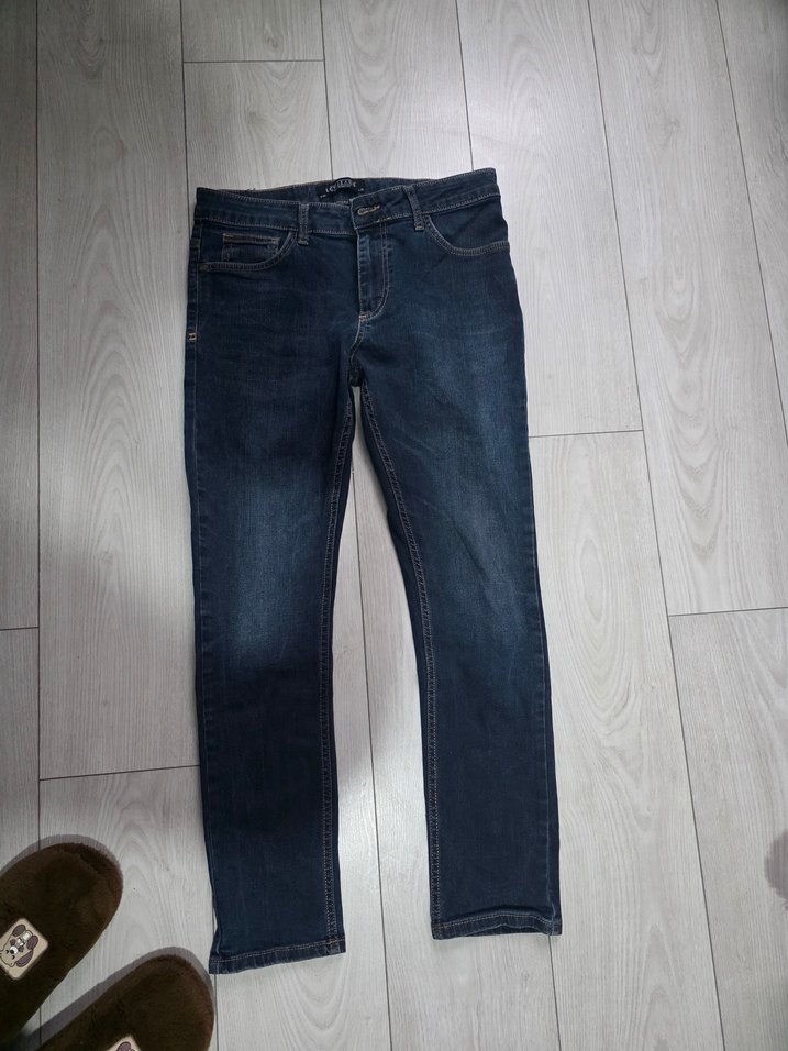 Erkek Lacivert jean - Görsel 2