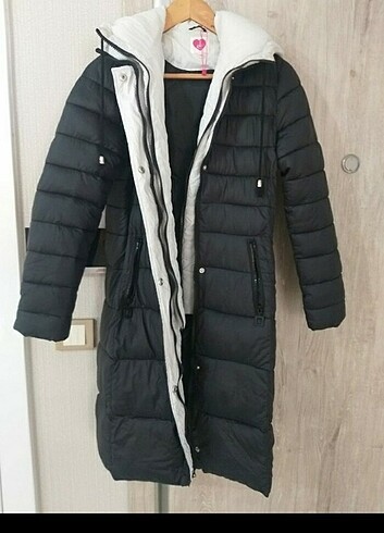 Şişme uzun mont - Görsel 4