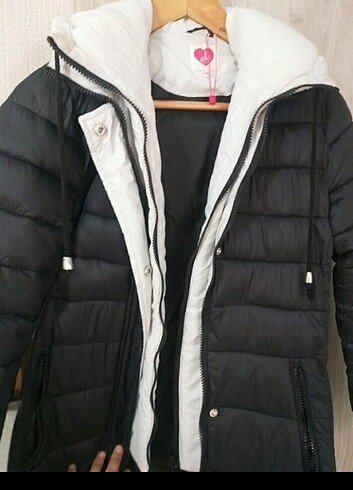 Şişme uzun mont - Görsel 5