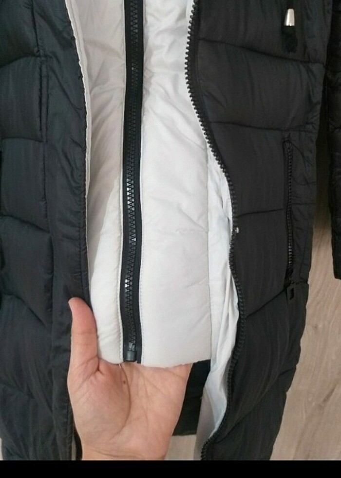 Şişme uzun mont - Görsel 3