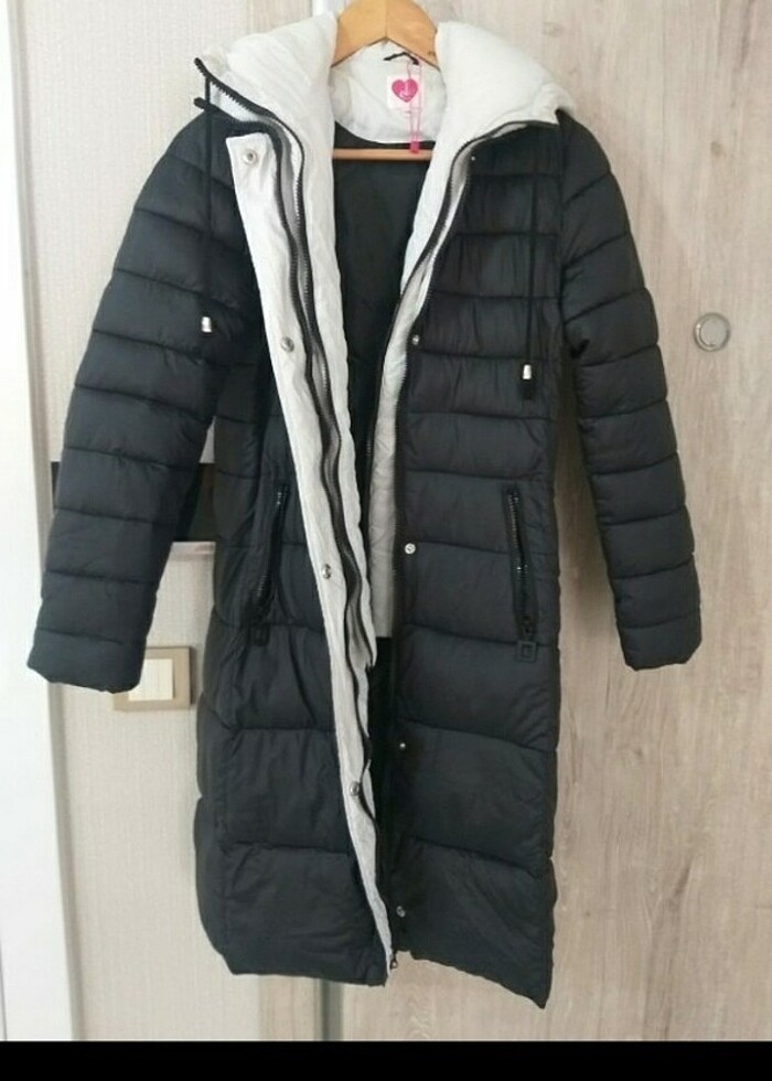 Şişme uzun mont - Görsel 4