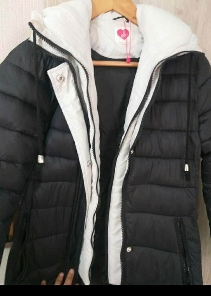 Şişme uzun mont - Görsel 5