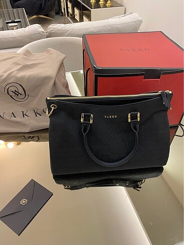 ORJİNAL VAKKO MONOGRAM KOL ÇANTASI
