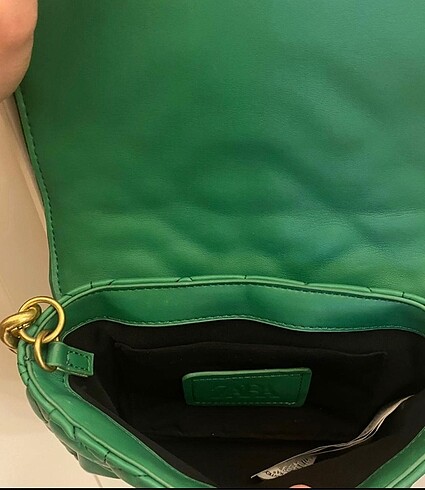  Beden yeşil Renk Zara Çanta