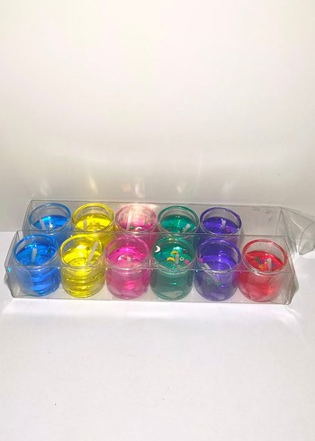 Renkli mini mum - Görsel 2