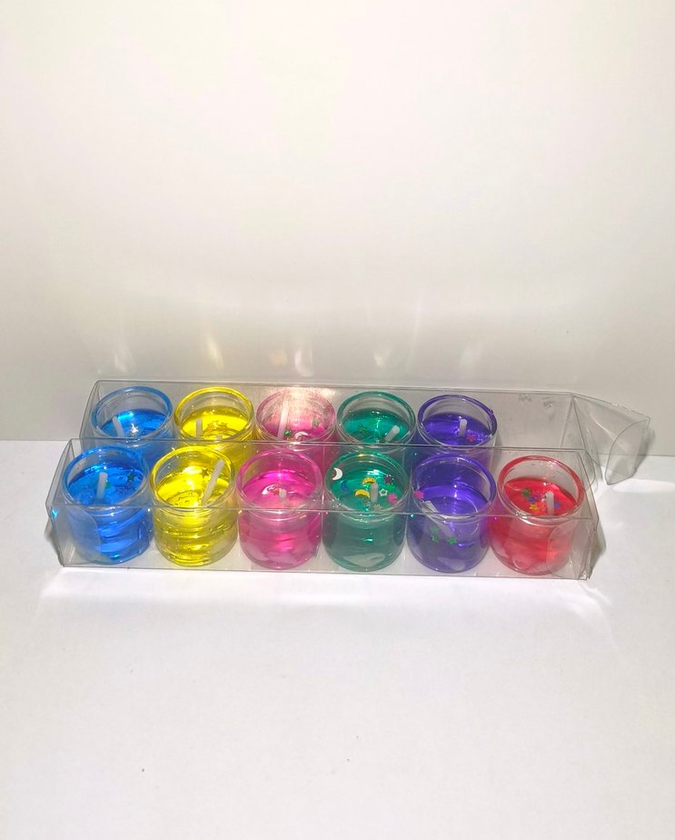 Renkli mini mum - Görsel 2