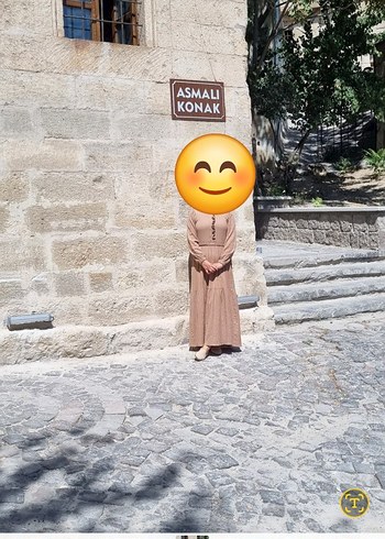 Diğer Diger Bej Uzun Keten Elbise