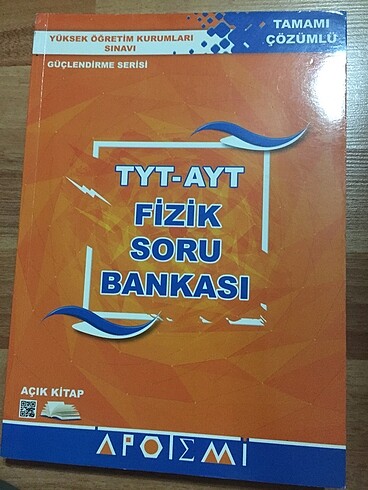 Apotemi tyt ayt fizik soru bankası