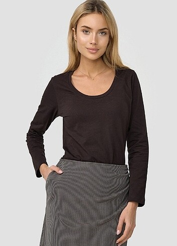 H&M RE DRAFT L BEDEN KADIN TSHIRT
