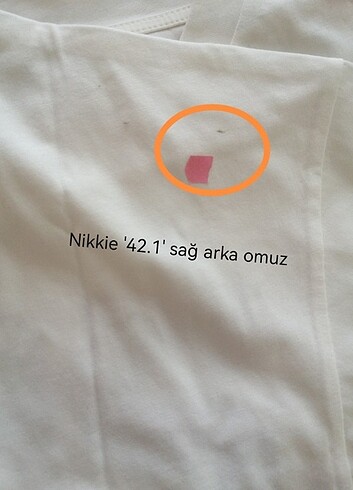 42 Beden beyaz Renk Nikkie 42 BEDEN BEYAZ T-SHIRT 