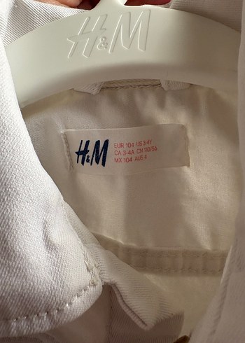 Kız Çocuk Beyaz Düğmeli kot Ceket - Görsel 3