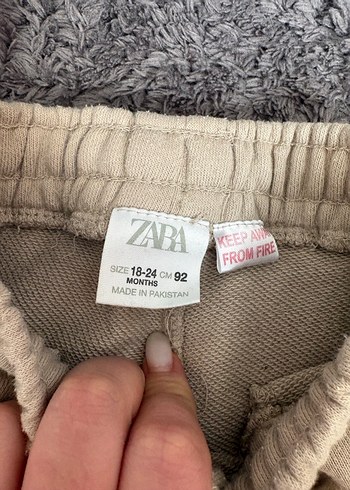 Zara Bej Erkek Çocuk Rahat Kesim Kargo Pantolon