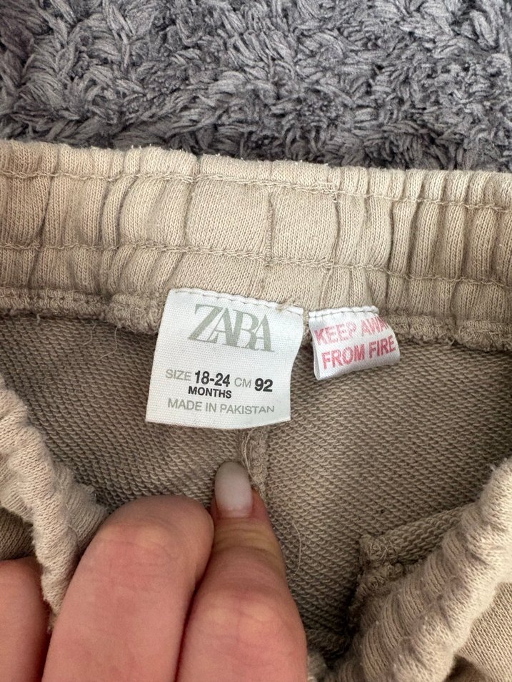 Bej Erkek Çocuk Rahat Kesim Kargo Pantolon - Görsel 2