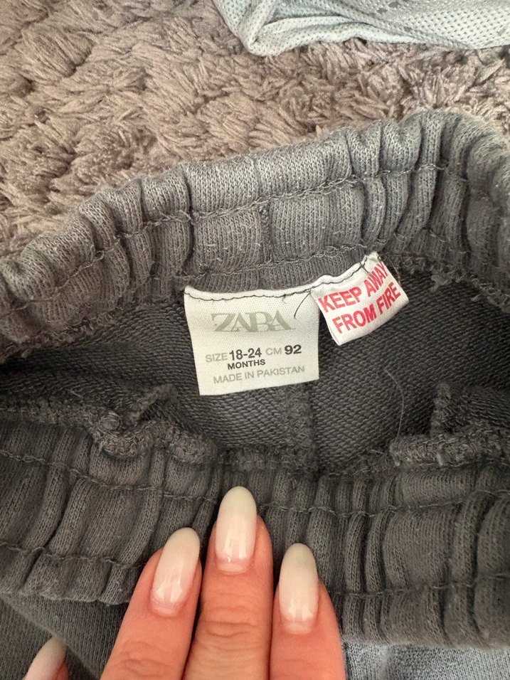 Gri Rahat Kesim Erkek Çocuk Eşofman Altı - Görsel 2