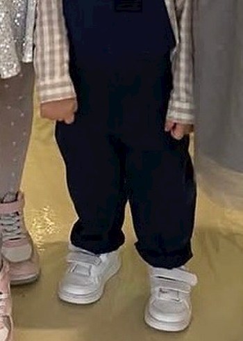 Erkek Çocuk Gri Kot Askılı Bol Kesim Tulum - Görsel 4