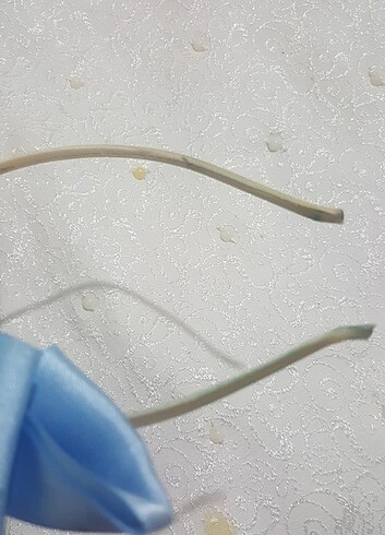 Lohusa terlik mavi beyaz taclar uyumlu - Görsel 7