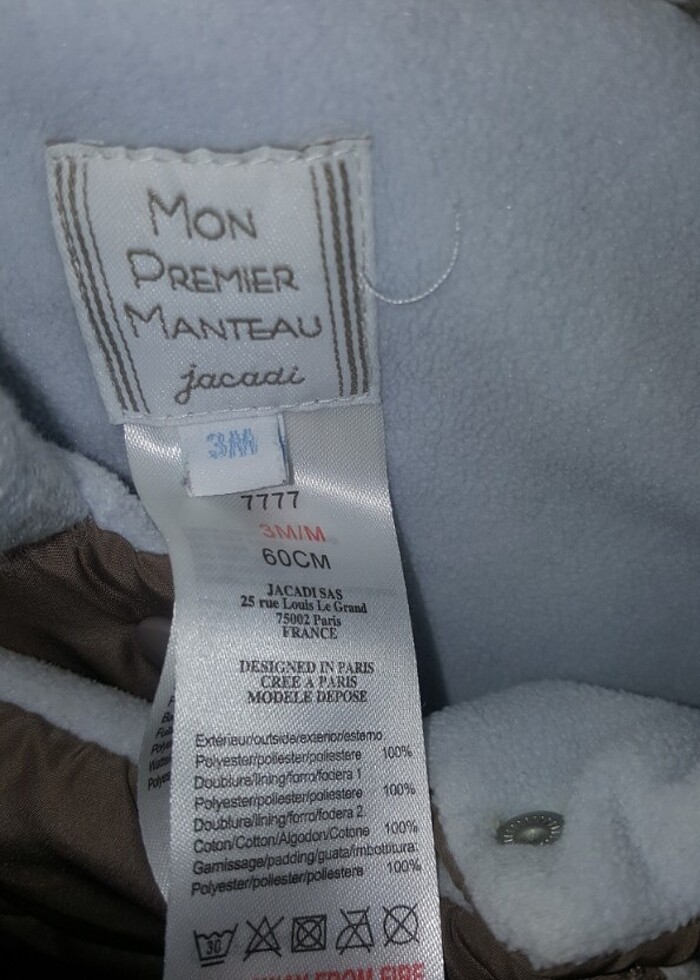 3~6 ay sapkonlu bebek tulumu - Görsel 3