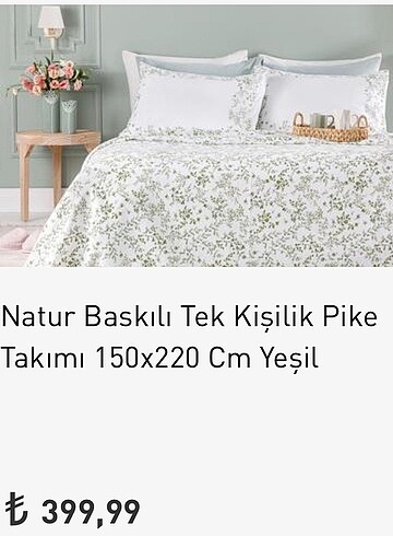 Englishhome tek kişilik pike