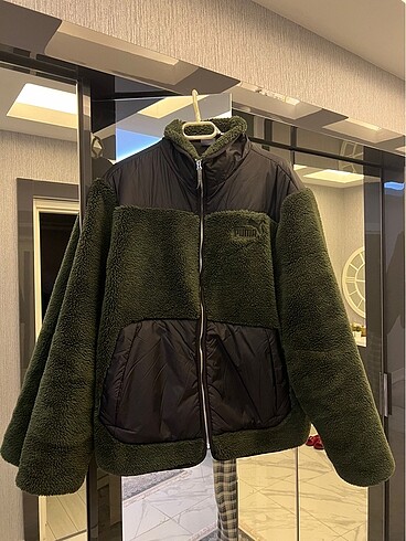 Puma Sherpa Erkek Yeşil Ceket