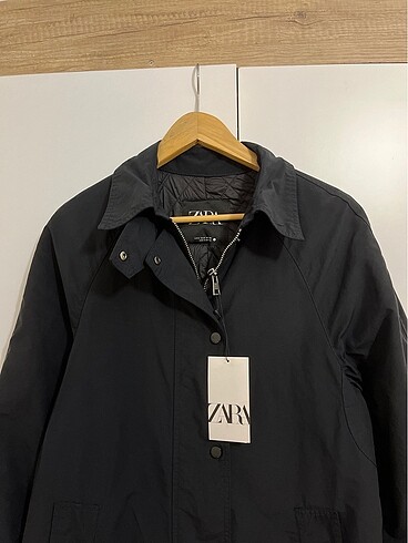 Zara kışlık trençkot parka