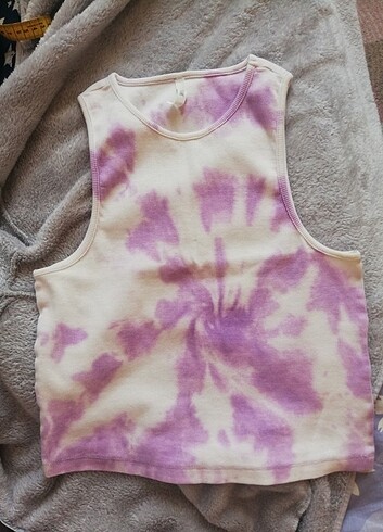 Batik desenli crop