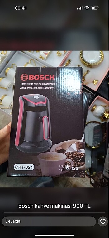Bosch kahve makinesi