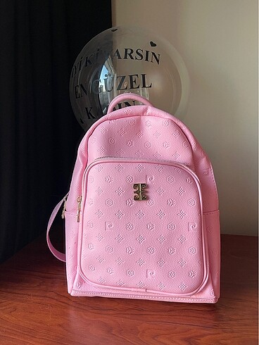 Pierre Cardin Pembe Sırt Çantası