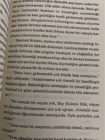  Beden SherlockHolmes Şüphe Asla Uyumaz Kitap