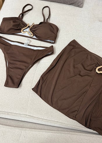 H&M Kahverengi Mini Bikini Takımı