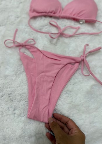 H&M Pembe İpli Kadın Bikini Takımı