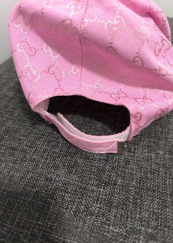 Pembe Gucci Logolu  Şapka - Görsel 3