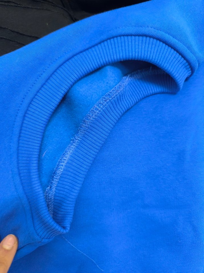 Mavi Baskılı Erkek Sweatshirt - Görsel 5