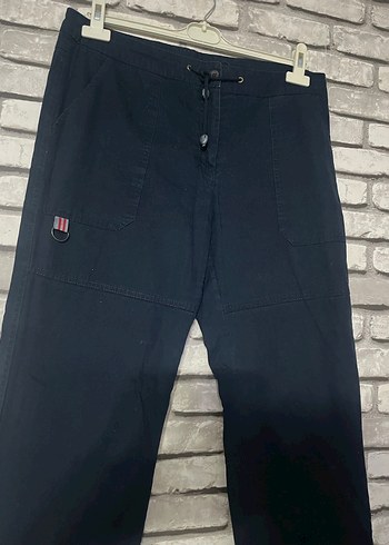 Siyah Kadın Denim Eşofman Altı - Görsel 4