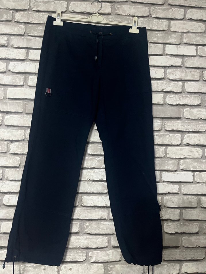 Siyah Kadın Denim Eşofman Altı - Görsel 2