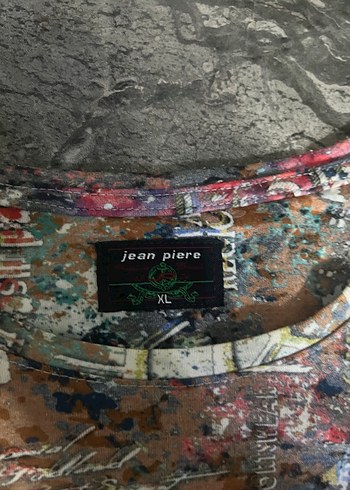 Bohem Renkli Baskılı Erkek Tişört - Görsel 5