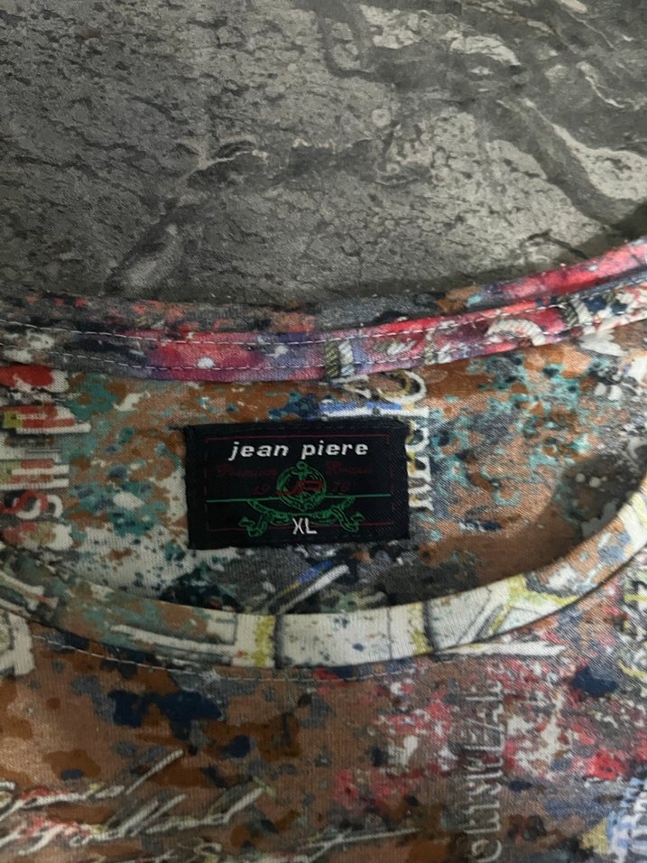 Bohem Renkli Baskılı Erkek Tişört - Görsel 5