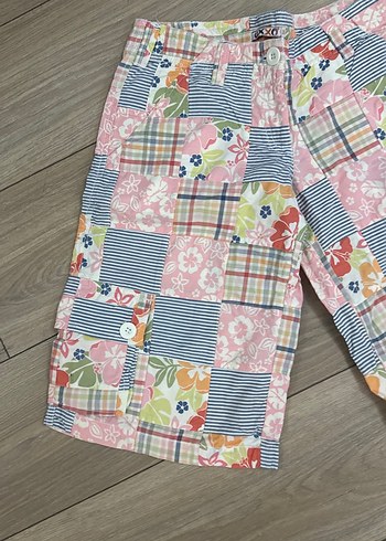 Oxxo marka Bohem Çok Renkli Düğmeli cepli Şort %100 pamuk - Görsel 4