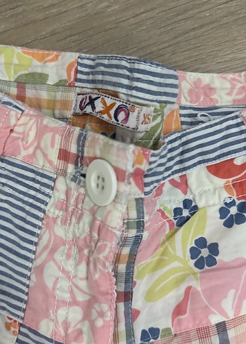 Oxxo marka Bohem Çok Renkli Düğmeli cepli Şort %100 pamuk - Görsel 8