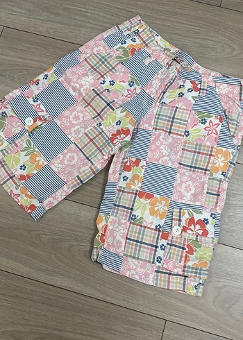 Oxxo marka Bohem Çok Renkli Düğmeli cepli Şort %100 pamuk - Görsel 6