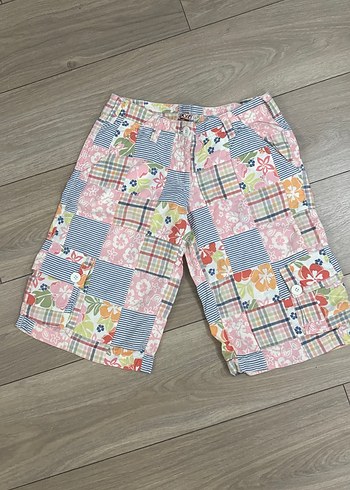 Oxxo marka Bohem Çok Renkli Düğmeli cepli Şort %100 pamuk - Görsel 10