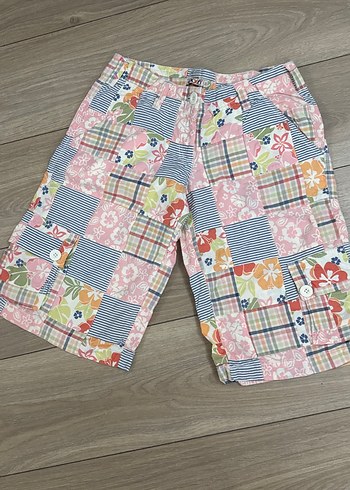 Oxxo marka Bohem Çok Renkli Düğmeli cepli Şort %100 pamuk - Görsel 2