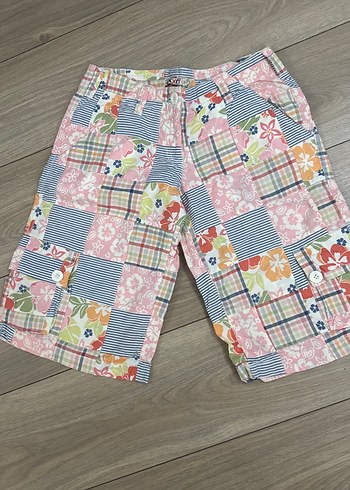 Oxxo marka Bohem Çok Renkli Düğmeli cepli Şort %100 pamuk - Görsel 3