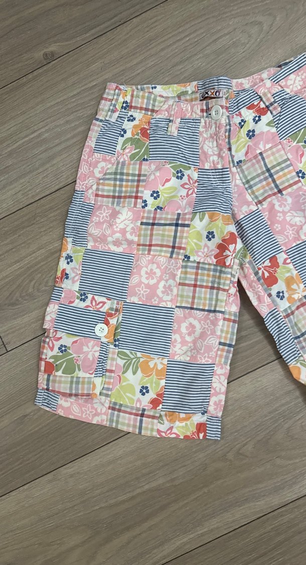 Oxxo marka Bohem Çok Renkli Düğmeli cepli Şort %100 pamuk - Görsel 4