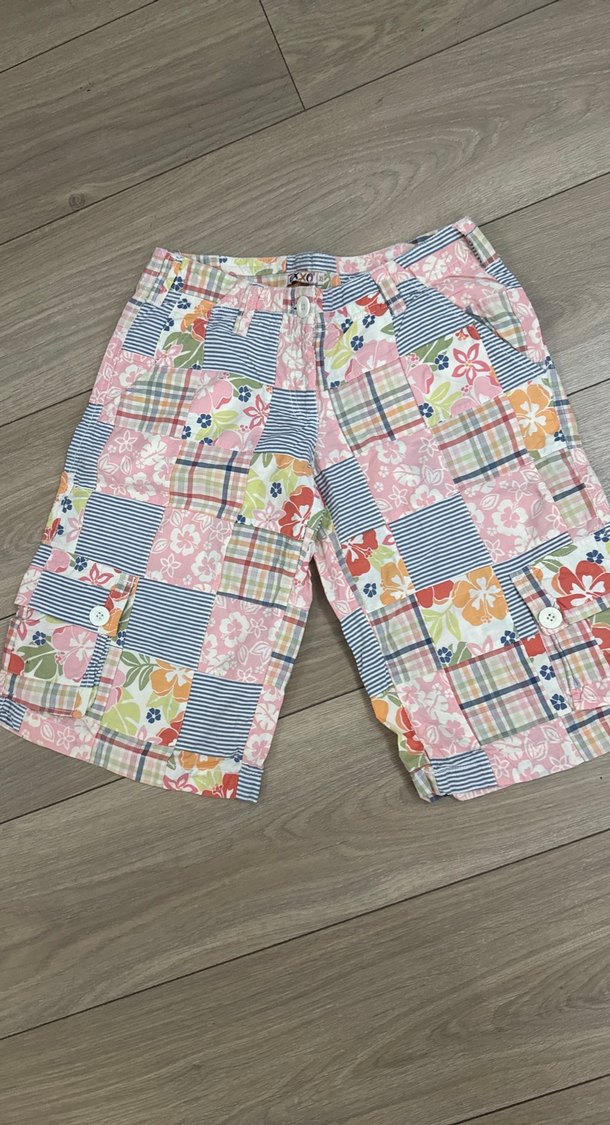 Oxxo marka Bohem Çok Renkli Düğmeli cepli Şort %100 pamuk - Görsel 3