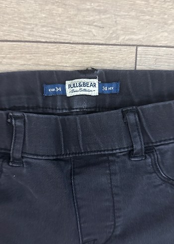Kadın Siyah Denim Pantolon - Görsel 4