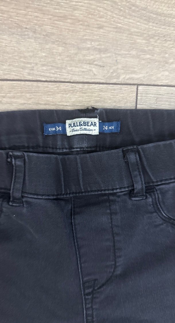 Kadın Siyah Denim Pantolon - Görsel 4
