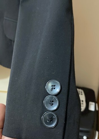 Siyah Kadın Klasik Ofis Blazer Ceket - Görsel 4