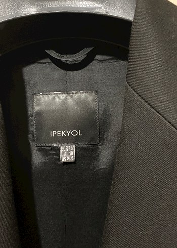 Siyah Düğmeli Kadın Ofis Blazeri - Görsel 7